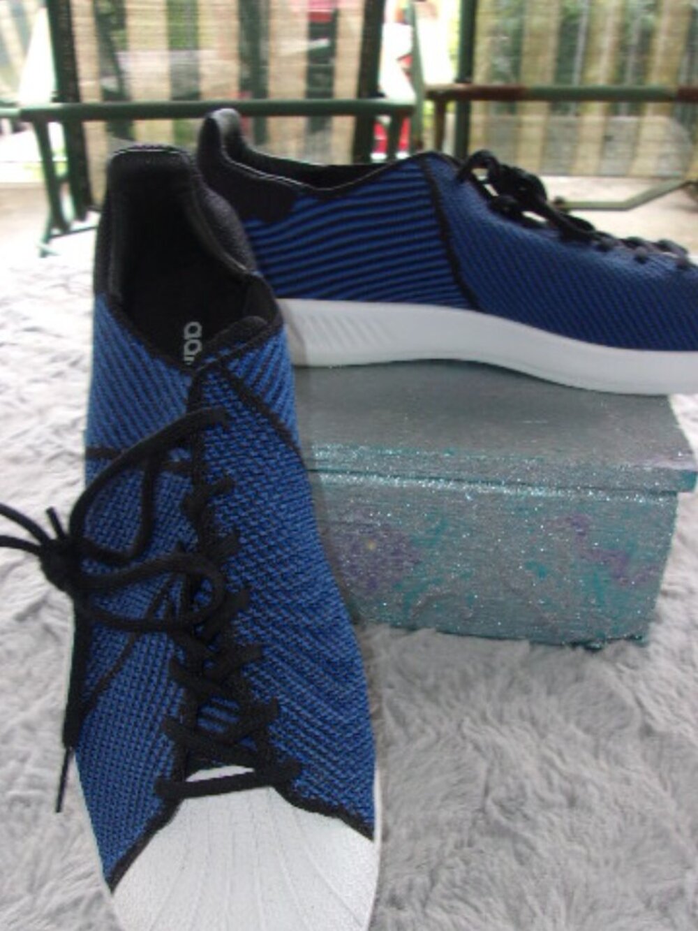 S-205 MENS ADIDAS SUPERSTAR BOUNCE PRIMEKNIT SNEAKERS